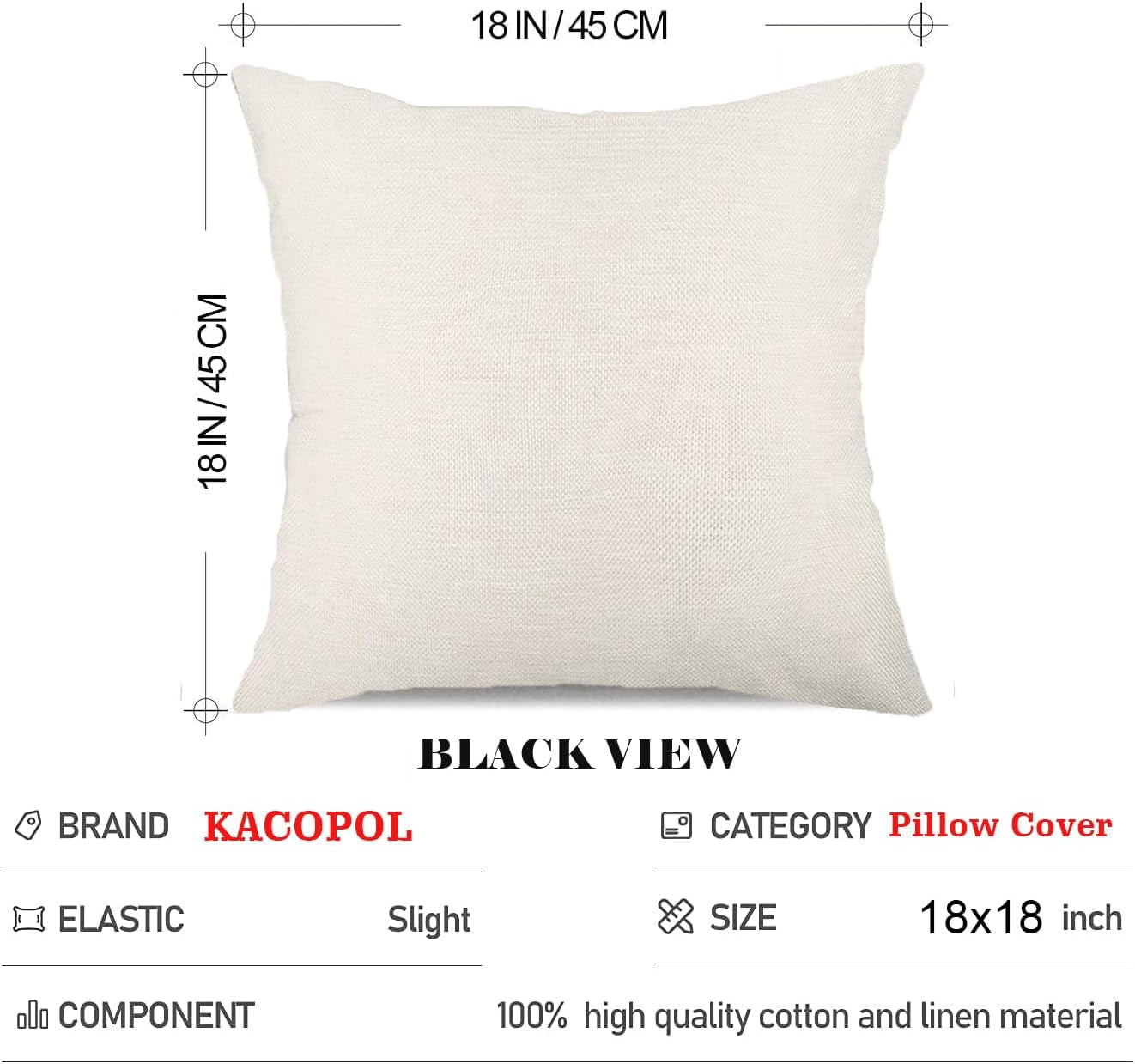 Christmas Decorations Pillow Covers 18×18 Set of 4 Snowflake Santa Snowman Merry Christmas Deer Bird Candy Cane Xmas Winter Holiday Throw Pillows Christmas Decor Cushion Cases Blue-18