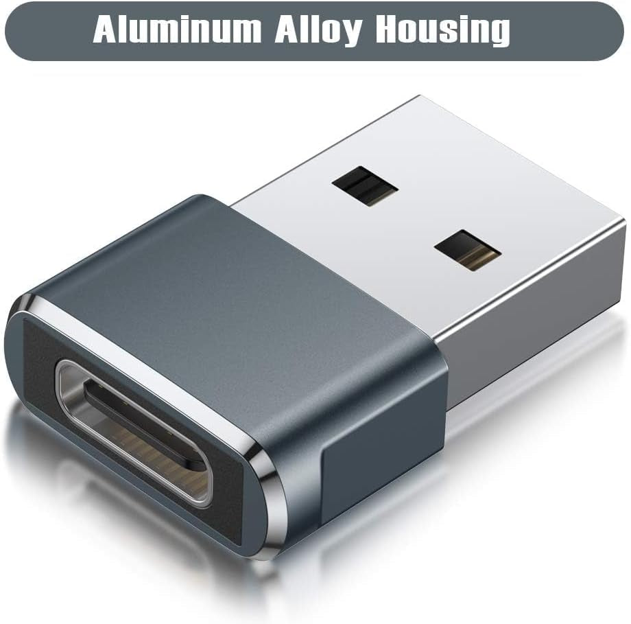 USB to USB C Adapter,Iphone 16 16E 15 Pro Max Charger Adapter 3Pack,Usbc Female to USB a Male,Type C OTG Converter for Apple Watch Iwatch 10 9 Se,Airpod,Ipad Mini Air,Samsung Galaxy S25 S24