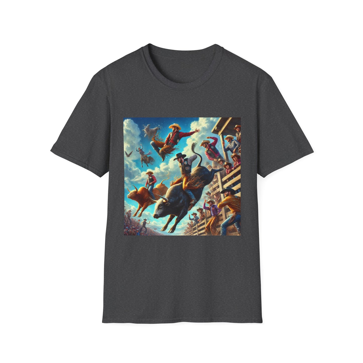 Bull Riders 2 Unisex Softstyle T-Shirt