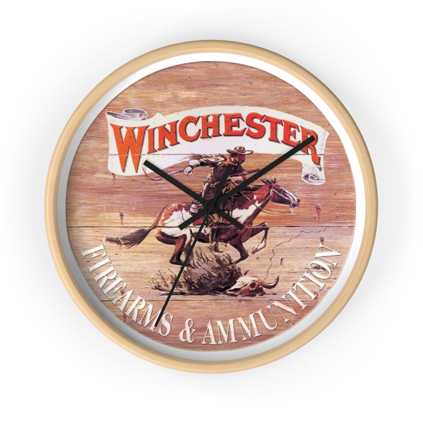 Winchester FIREARMS AND AMMUNITION Wall Clock