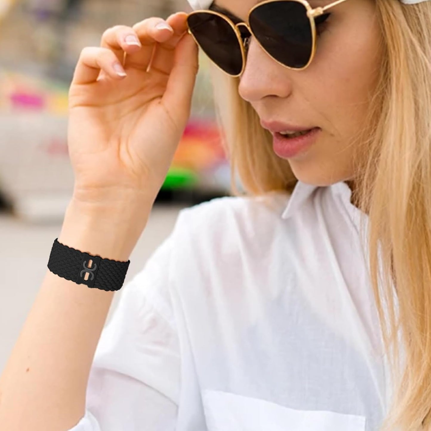 Braided Solo Loop Compatible with Apple Watch Bands 38Mm 40Mm 41Mm 42Mm 44Mm 45Mm 49Mm Women Men, Stretchy Elastic Nylon Sport Strap for Iwatch Bands Series 9/8/7/6/5/4/3/2/1/Se/Ultra