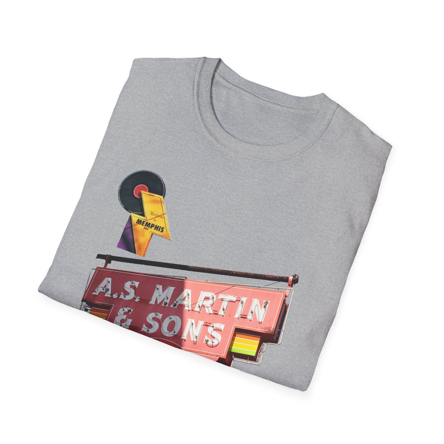 Retro Vintage A.S. Martin & Sons Memphis, TN Unisex Softstyle T-Shirt