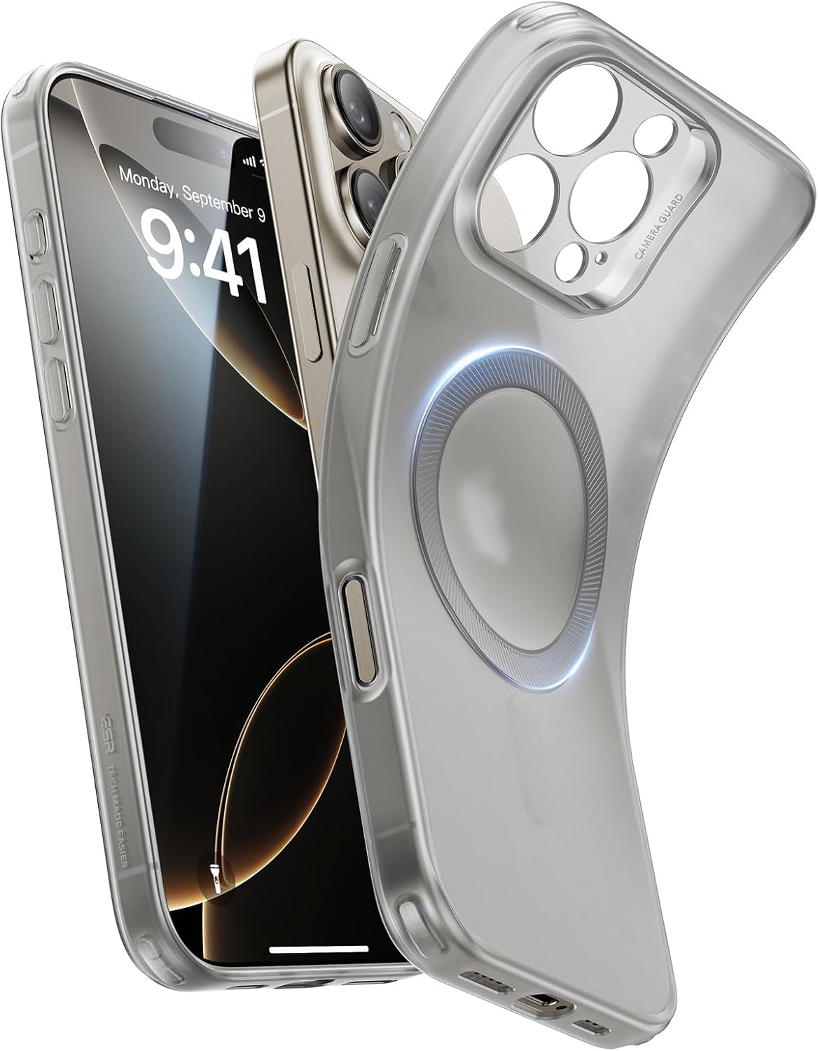 for Iphone 16E Case, for Iphone SE 4 Case Compatible with Magsafe, Camera Protection, Shockproof Thin Cover, Resists Yellowing Scratches, Magnetic Iphone Case for 16E, Zero Series,Frosted Black