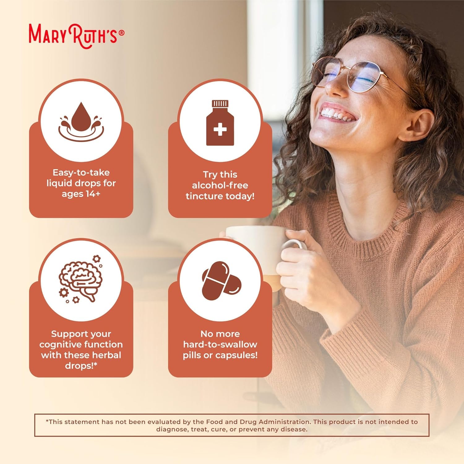 Ashwagandha Root | USDA Organic Ashwagandha Liquid Drops | Stress Relief, Natural Calm, Relaxation and Mood Support Supplement | Adaptogenic | Nervine | Vegan | Non-Gmo | 60 Servings TLBH