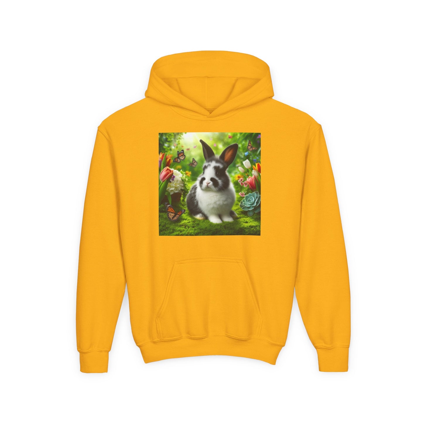Dutch Rabbit Youth Heavy Blend Hooded Sweatshirt