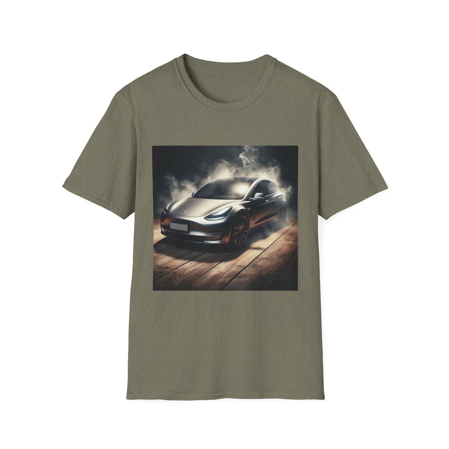 Smoked Out Tesla Model Unisex T-Shirt