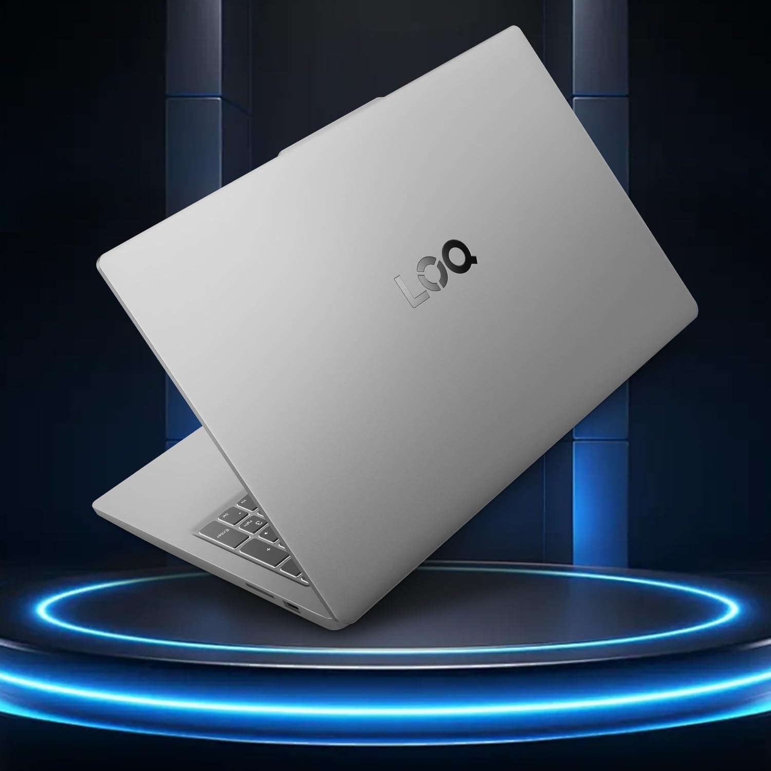 LOQ Ai-Powered Gaming Laptop, 15.6 FHD 144Hz, Intel I5-12450Hx, NVIDIA Geforce RTX 2050, 32GB DDR5 RAM, 1TB SSD, Touchpad, Bundle with PCO Notebook Folding Radiator, Laptop Cooler