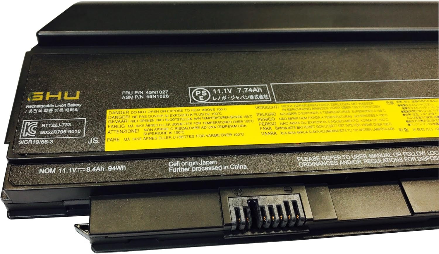 New Battery 44++ 9-Cell 94 WH 0A36307 0A36282 0A36283 0A36283 0A36307 Compatible with Lenovo Thinkpad Notebooks X220 X220I X230 0A36281 45N1027 45N1029