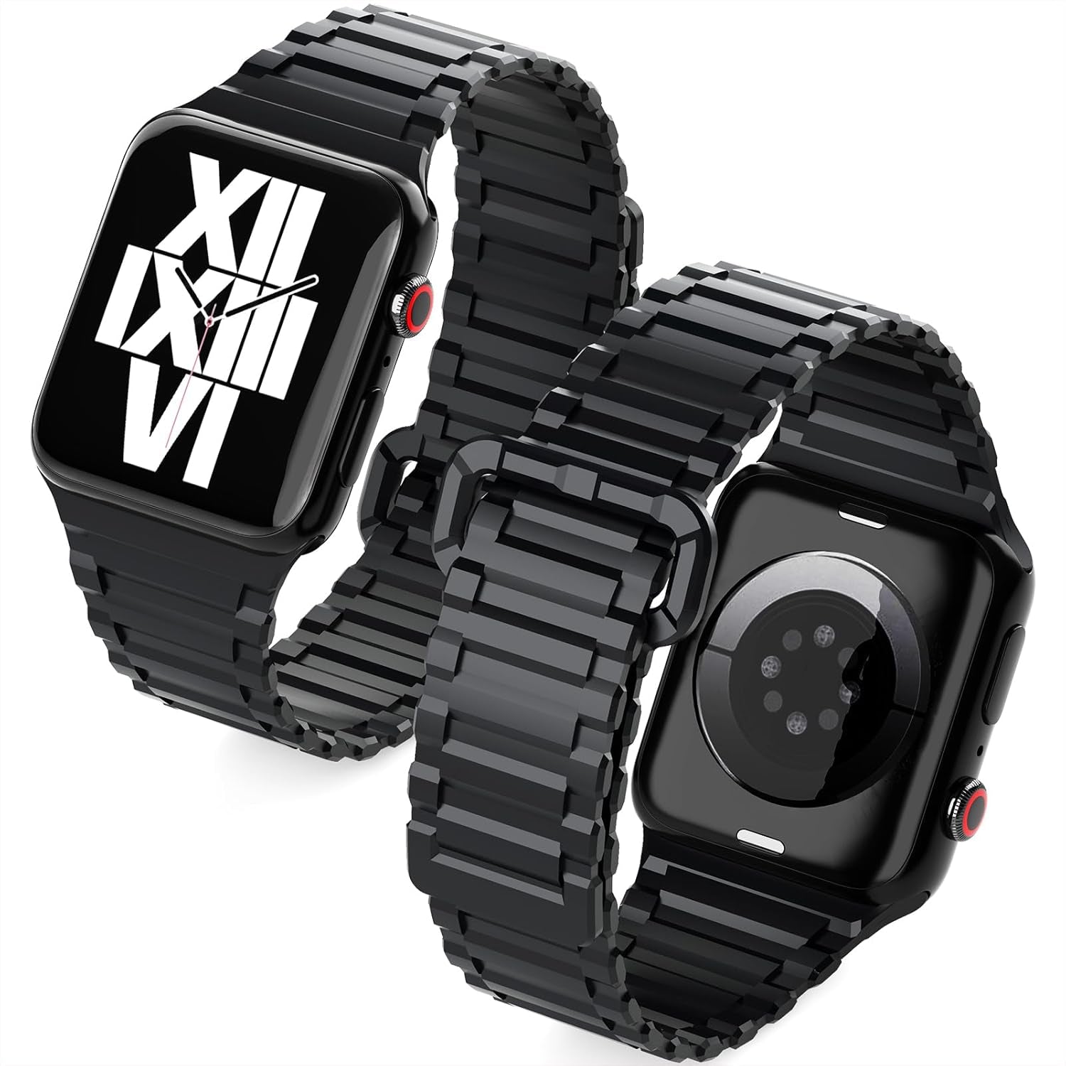 Smartwatch Bands Compatible with Apple Watch Band 49Mm 45Mm 44Mm 42Mm 41Mm 40Mm 38Mm for Men Women, Sport Nylon Band, Silicone Watch Band, Magnetic Strap for Iwatch Ultra Series 8/SE/7/6/5/4/3/2/1