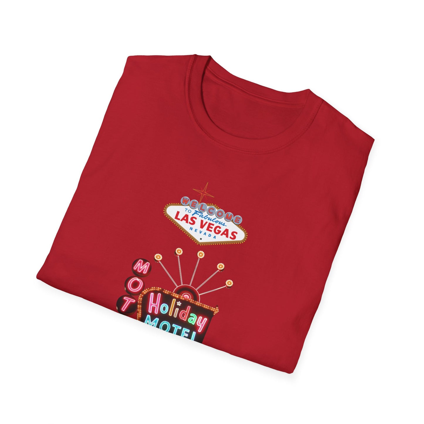 RETRO LAS VEGAS HOLIDAY HOTEL Unisex Softstyle T-Shirt