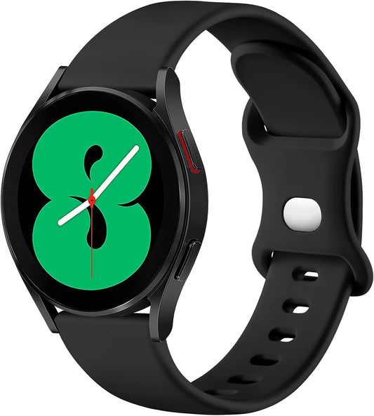 Band Compatible with Samsung Galaxy Watch 7/6/5/4 Band/Active2 40Mm 44Mm,Galaxy Watch 3 41Mm,Galaxy Watch 42Mm Classic/Gear Sport Smartwatch,20Mm Silicone Watchband Sport Strap for Women Men