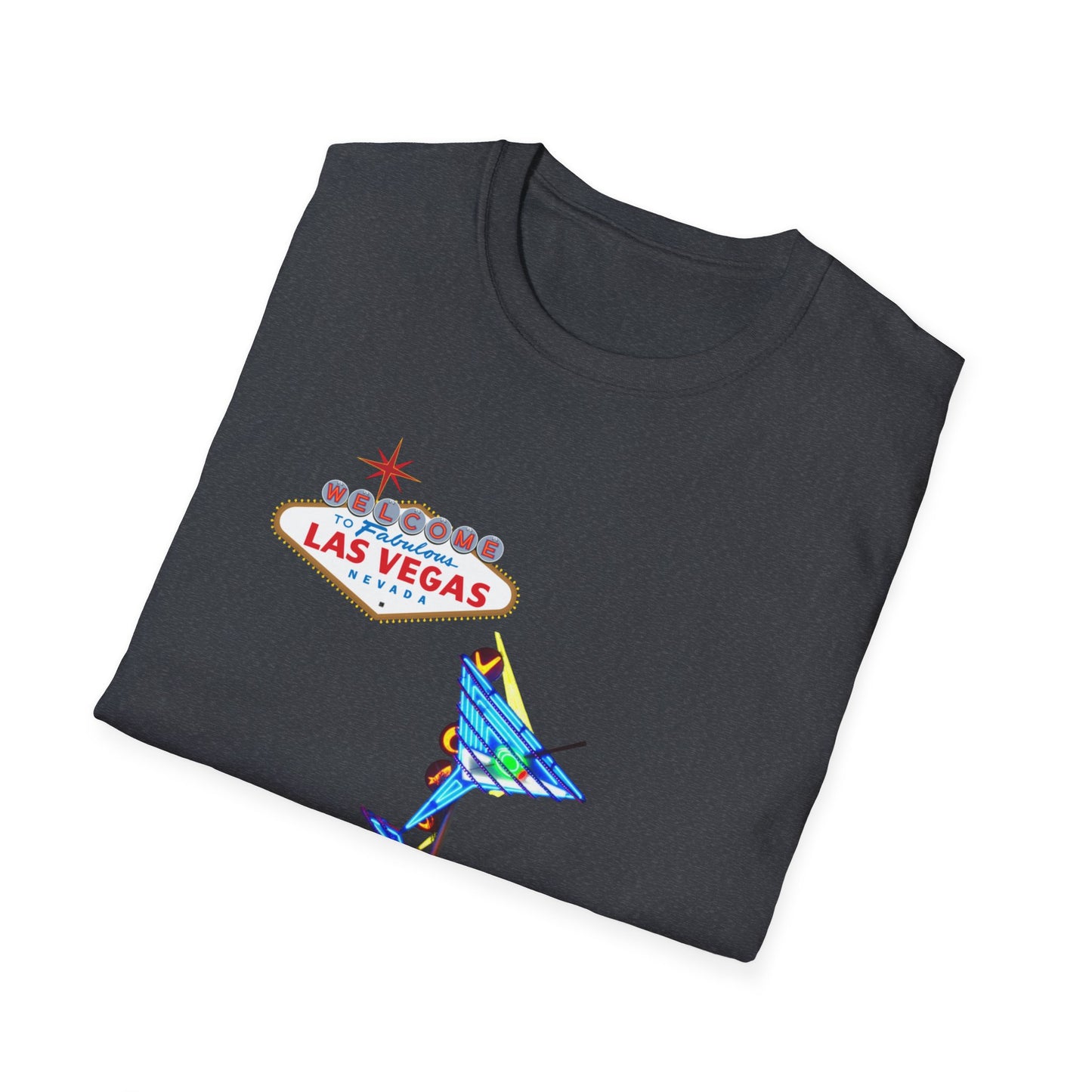 RETRO LAS VEGAS Fremont East Entertainment District Unisex Softstyle T-Shirt