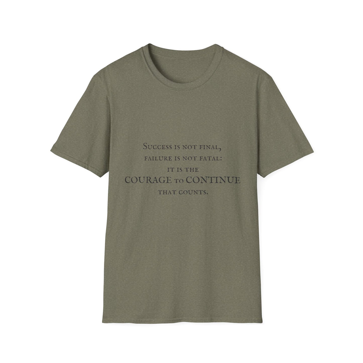 Courage to Continue Unisex Softstyle T-Shirt