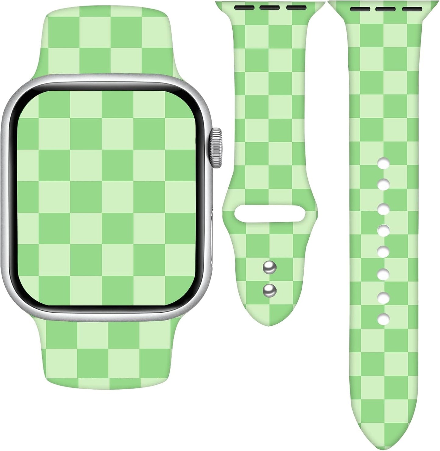 Holidays Sport Watch Band Compatible with Apple Watch 38Mm 40Mm 41Mm for Women Men,Soft Silicone Replacement Wristband for Iwatch Series Ultra 10 9 8 7 6 5 4 3 2 1 SE