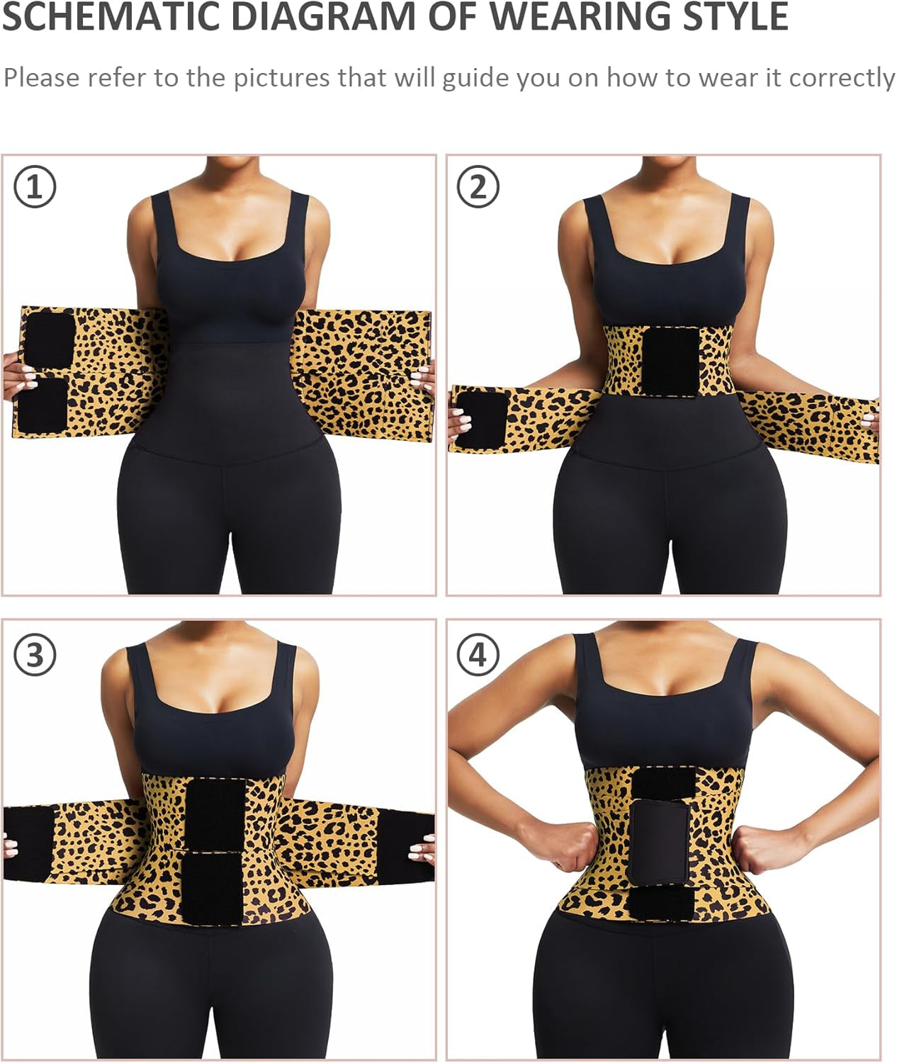 Waist Trainer Belt Waist Cincher Trimmer Ab Belt Tummy Control Body Shaper with Triple Wrap Women and Men