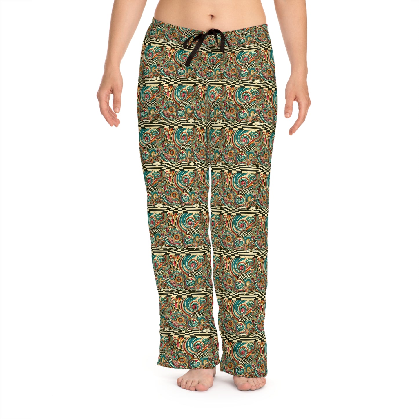 Bohemian Print Women's Pajama Pants – Cozy Loungewear for Relaxation