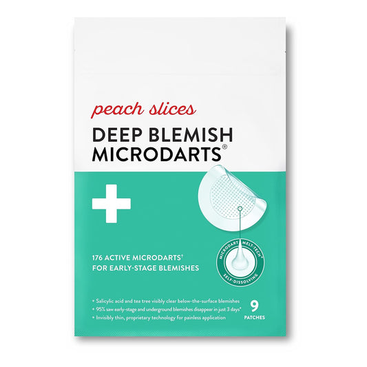 | Deep Blemish Microdarts | Acne Patch | Early Stage & Deep Pimples | Fast-Acting | Salicylic Acid | Tea Tree Oil | Niacinamide | Cica | Hyaluronic Acid | Spot Treatment | 9 Patches