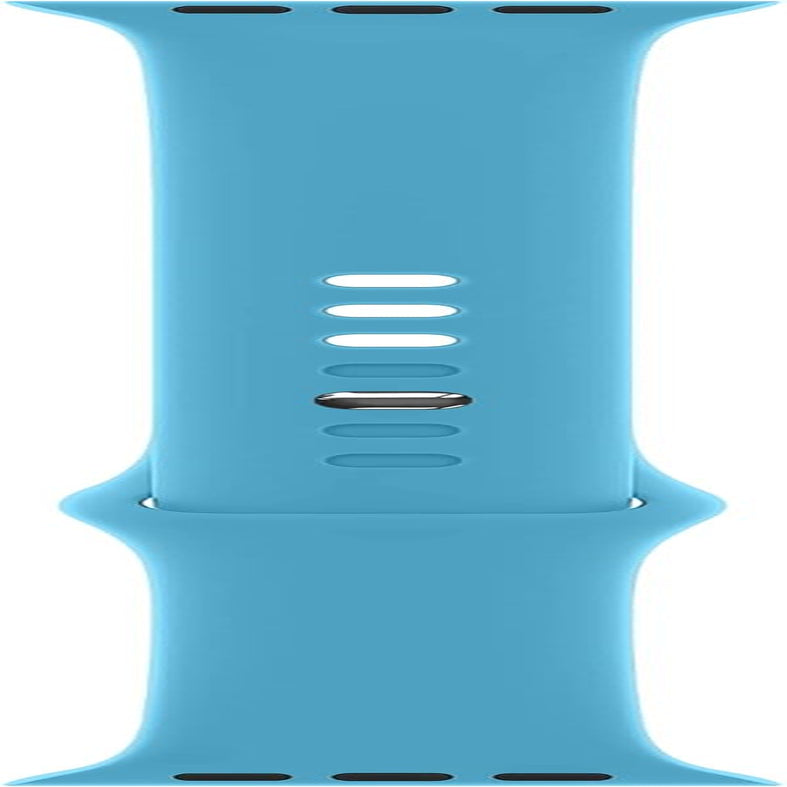 SB Sport Band Compatible with Apple Watch Bands Women Ultra Se 49Mm 45Mm 44Mm 42Mm 41Mm 40Mm 38Mm Men Series 9 8 7 6 5 4 3 2 1 Iwatch Strap Silicone Crystal Seas Blue