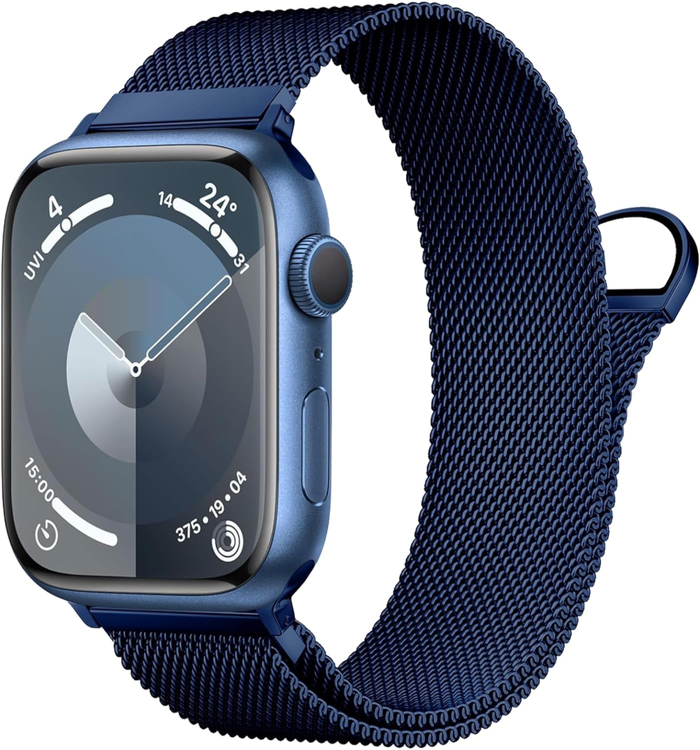 Stainless Steel Milanese Loop Compatible with Apple Watch Band 38Mm 40Mm 41Mm 42Mm 44Mm 45Mm 49Mm Men and Women, Mesh Loop Magnetic Clasp Replacement for Iwatch Bands Ultra Series 9 8 7 SE 6 5 4 3 2 1