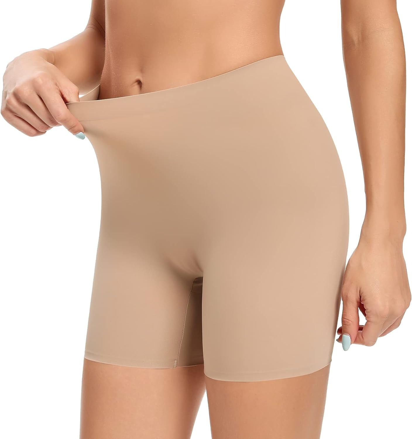 Seamless Slip Shorts for Women under Dress Shaping Boyshorts Panties Tummy Control Shapewear
