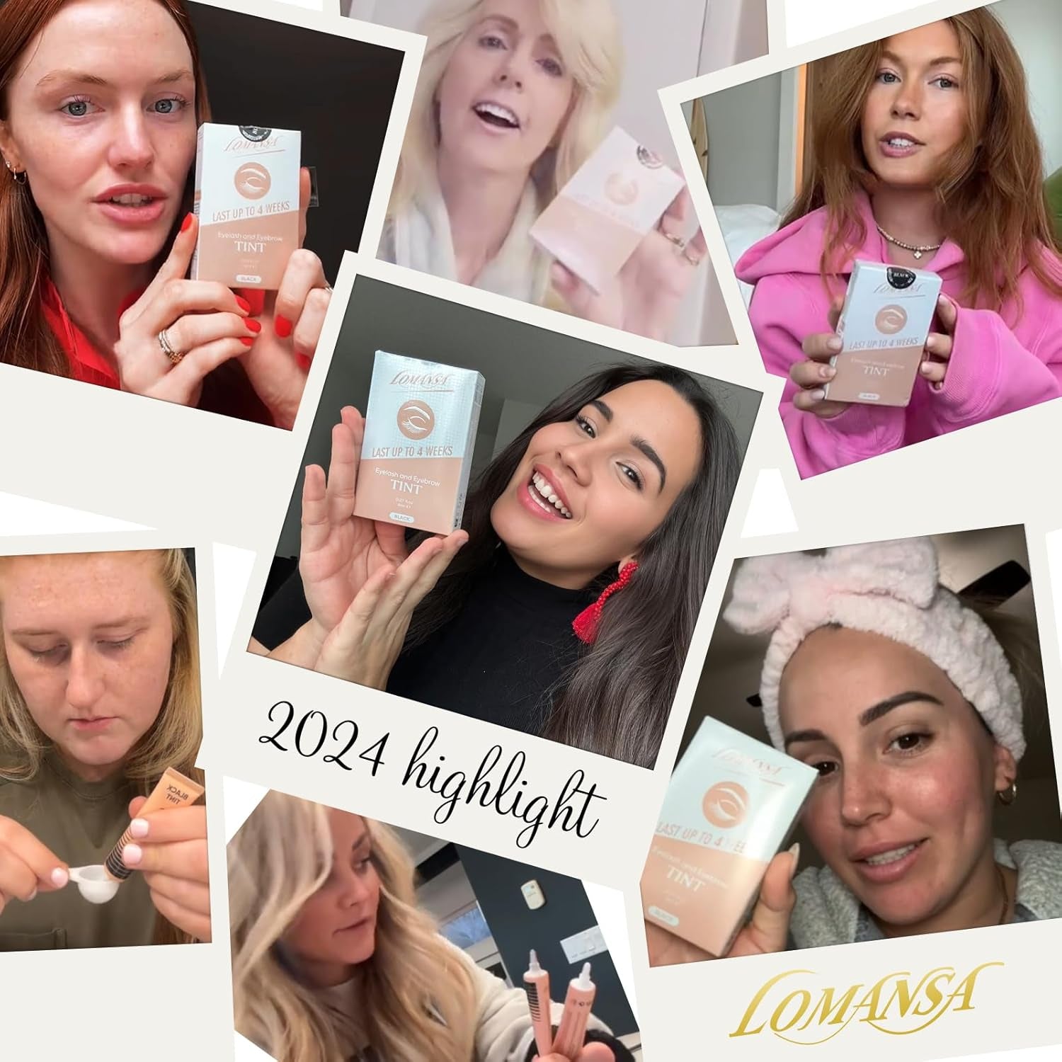 Lash Color Kit - Professional Eyelash and Brow Color with Natural Black Effects, Safe & Easy to Use 8Ml