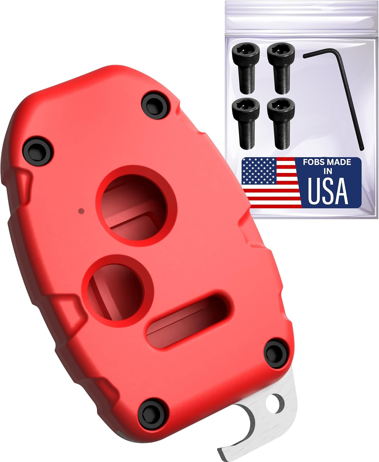 Honda Key Fob Shell Replacement - Durable Usa-Made Protection - Crack-Resistant & Sturdy - Seamless Fit for Honda Models - Enhanced Longevity & Functionality + Bottle Opener (Black, 4 Button)