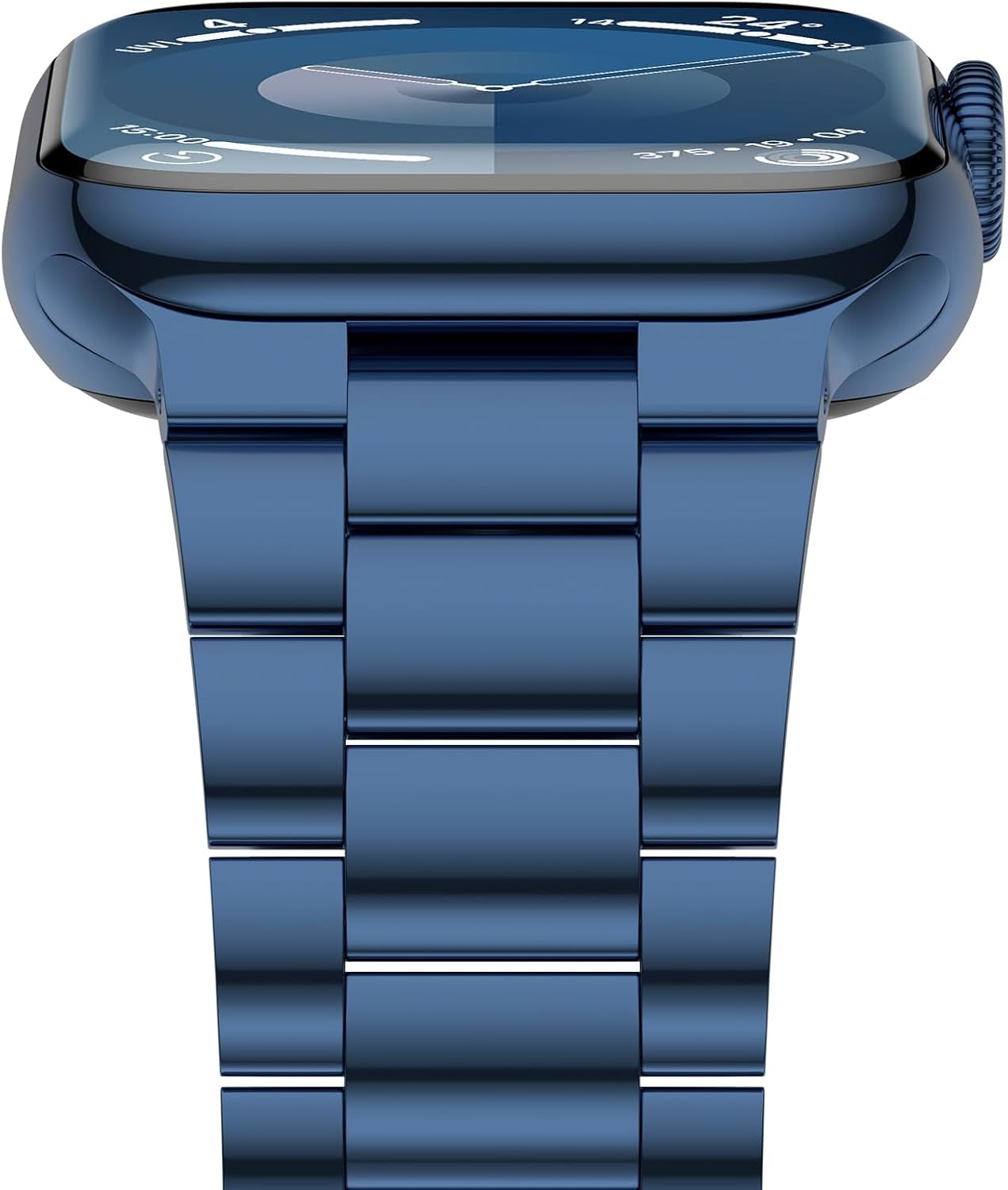 Compatible with Apple Watch Band 41Mm 40Mm 38Mm, Upgraded Stainless Steel Replacement Original Iwatch Bands for Series 9 Ultra 8 7 6 5 4 3 2 1 Women,Blue