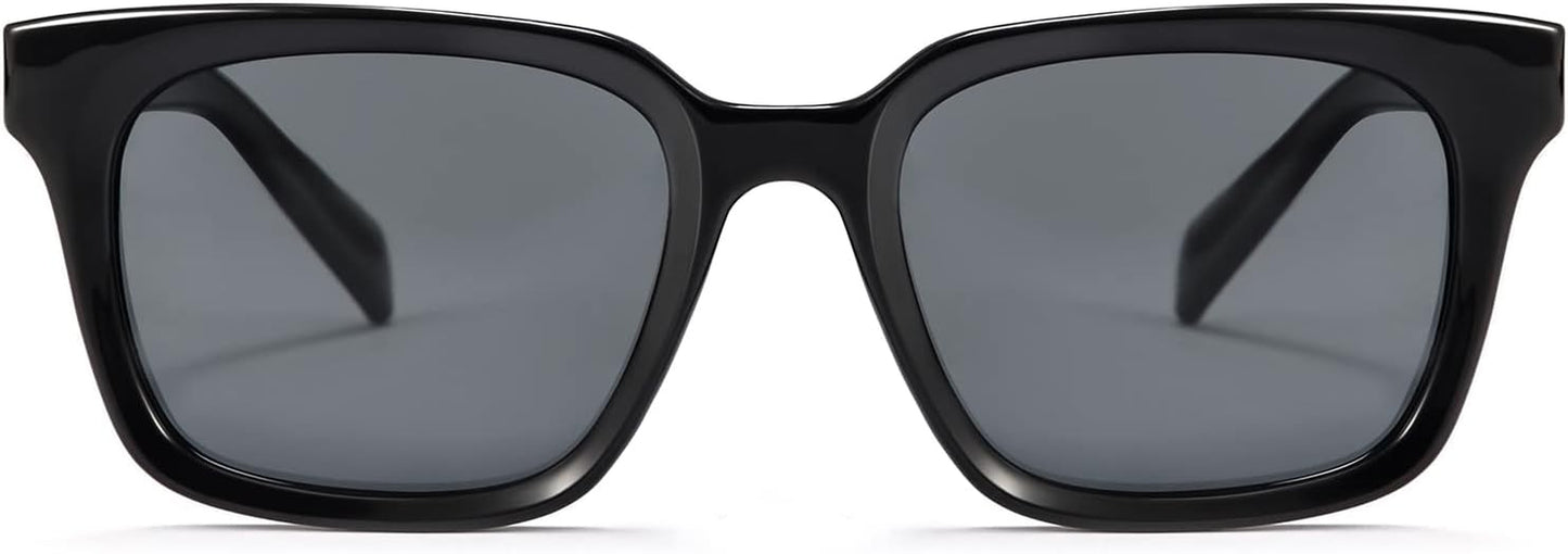 Rectangle Sunglasses Men Tinted Polarized Big Square Retro 90S Vintage Y2K Glasses for Women UV Protection