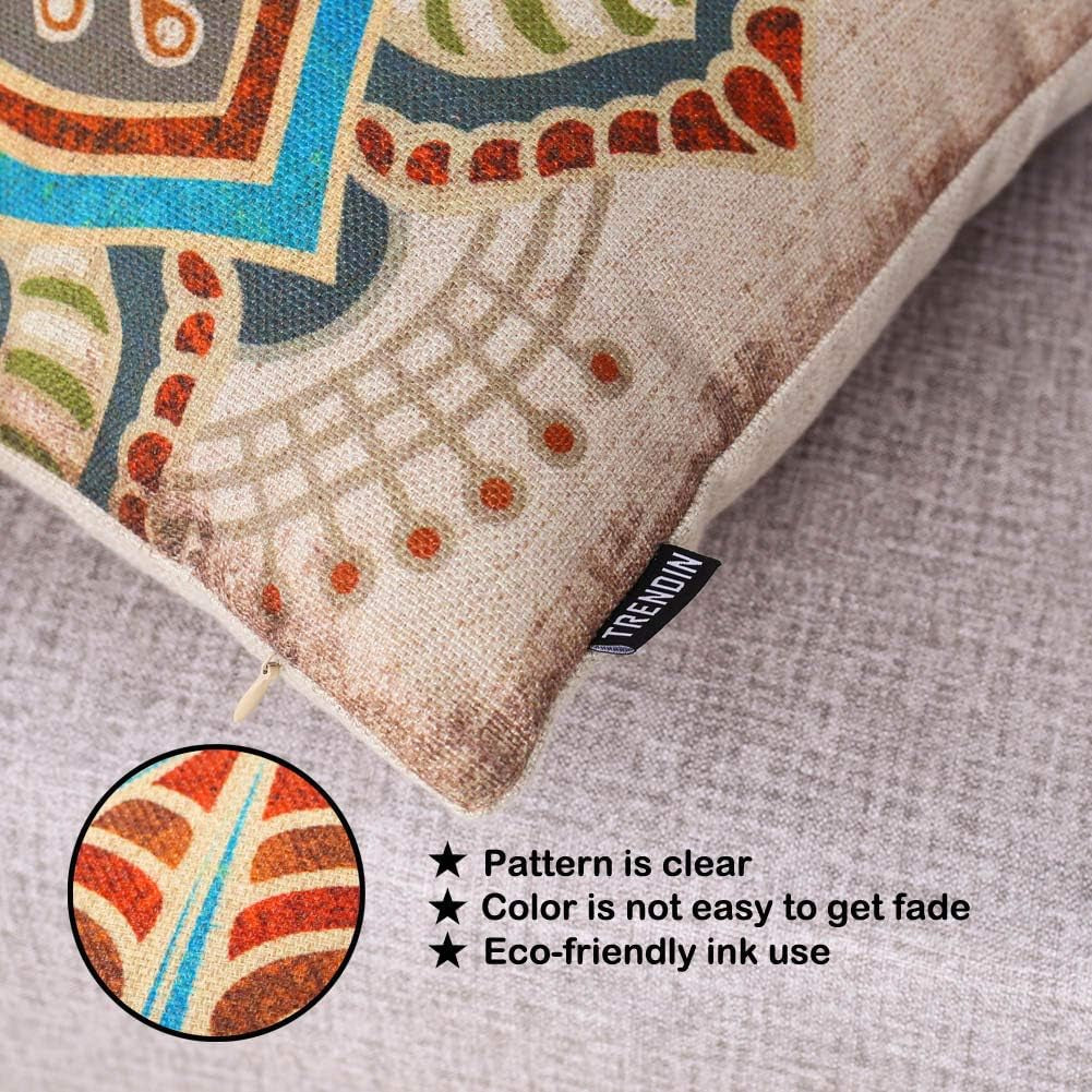 Wooden Plank Backyard Rules Throw Pillow Cover 18X18 Inch Backyard Decor Cotton Linen Cushion Case for Sofa Couch PL504TR