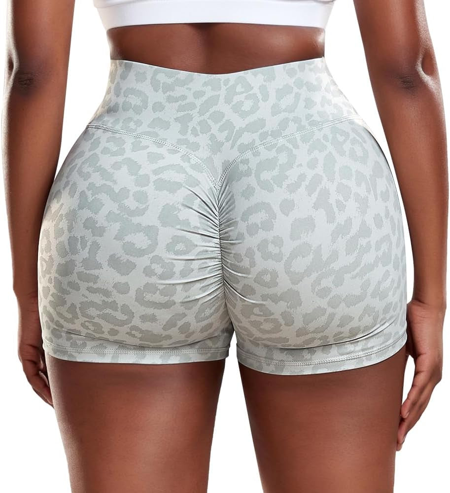 Scrunch Butt Short for Women High Waist Workout Shorts Booty Sport Yoga Leggings
