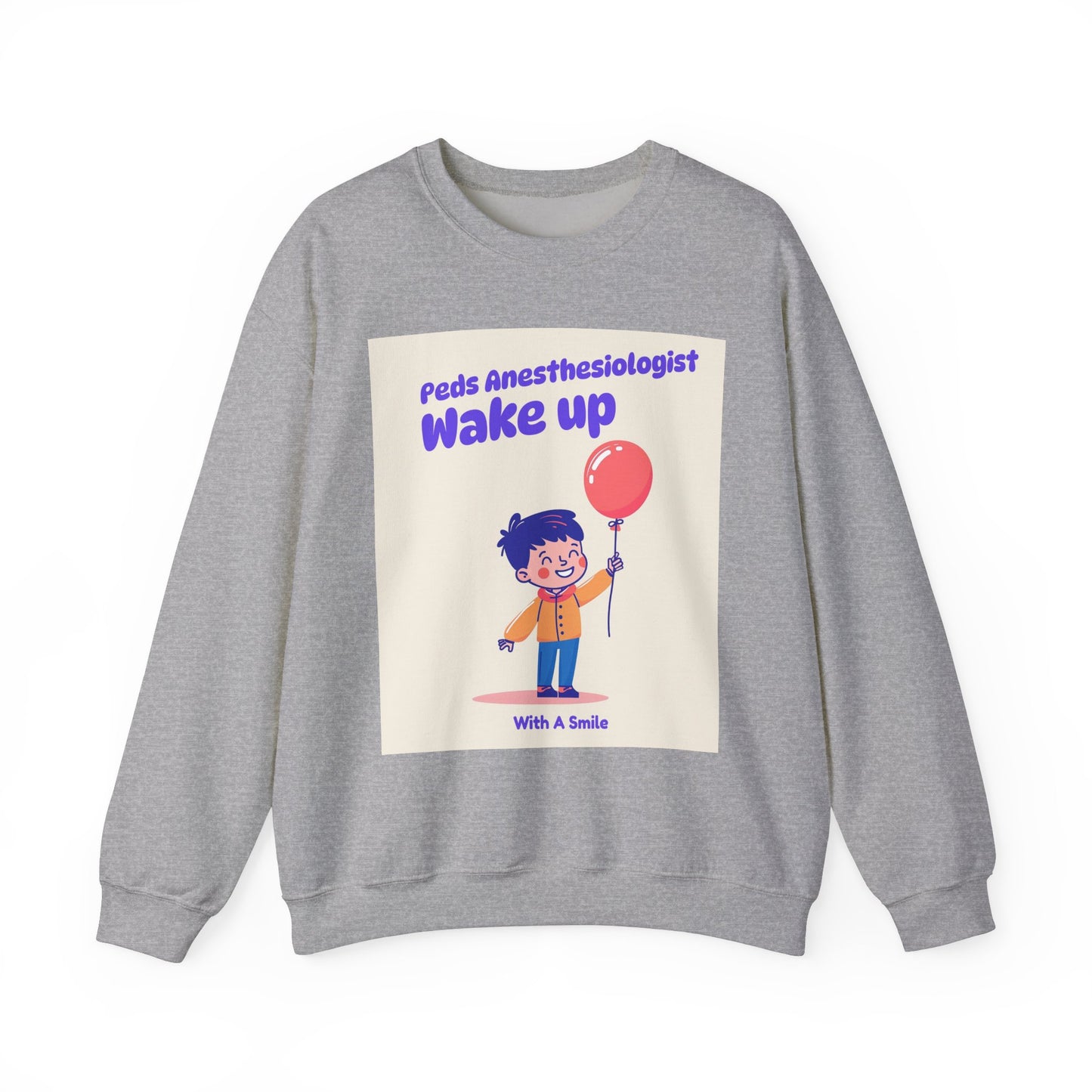 Pediatrics Peds Anesthesiologist Crewneck Sweatshirt