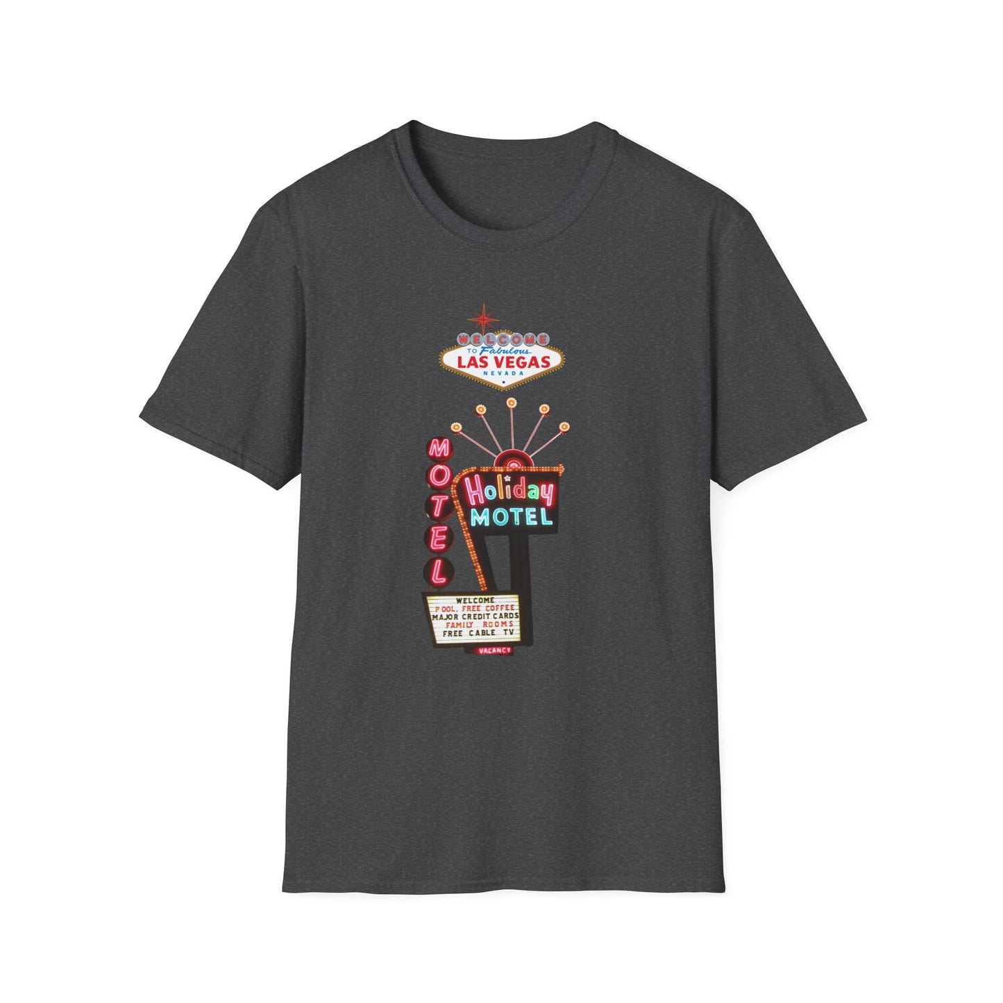RETRO LAS VEGAS HOLIDAY HOTEL Unisex Softstyle T-Shirt