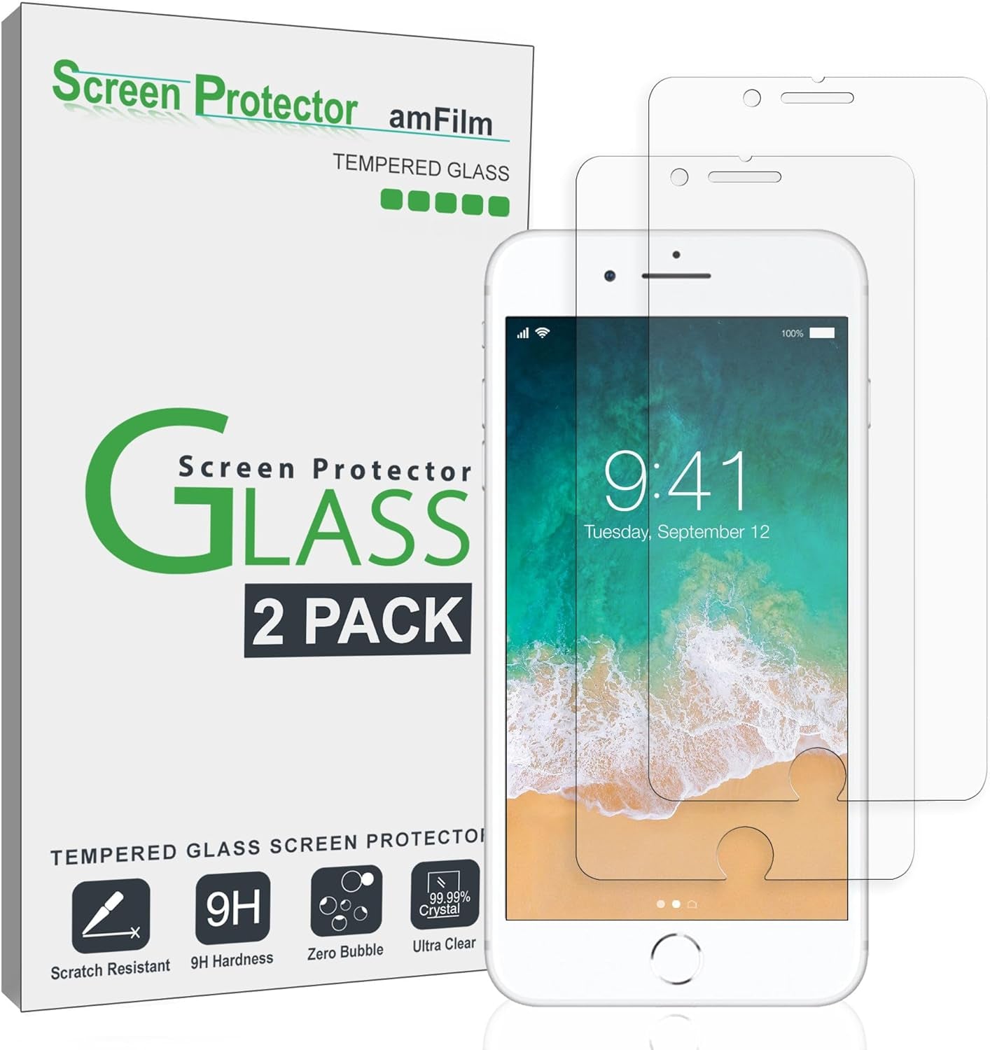 Essential Screen Protector for Iphone 16E Iphone 14 Iphone13 Iphone 13 Pro 6.1", Premium 9H+ Tempered Glass, Anti-Scratch, Hd-Clear and Touch-Sensitive, Case Friendly, 2 Pack