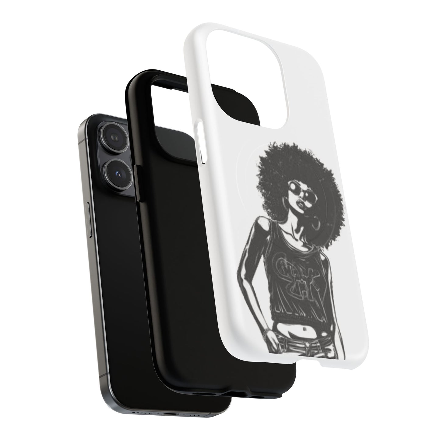Afro Hip Hop Chic Tough Magnetic Cases
