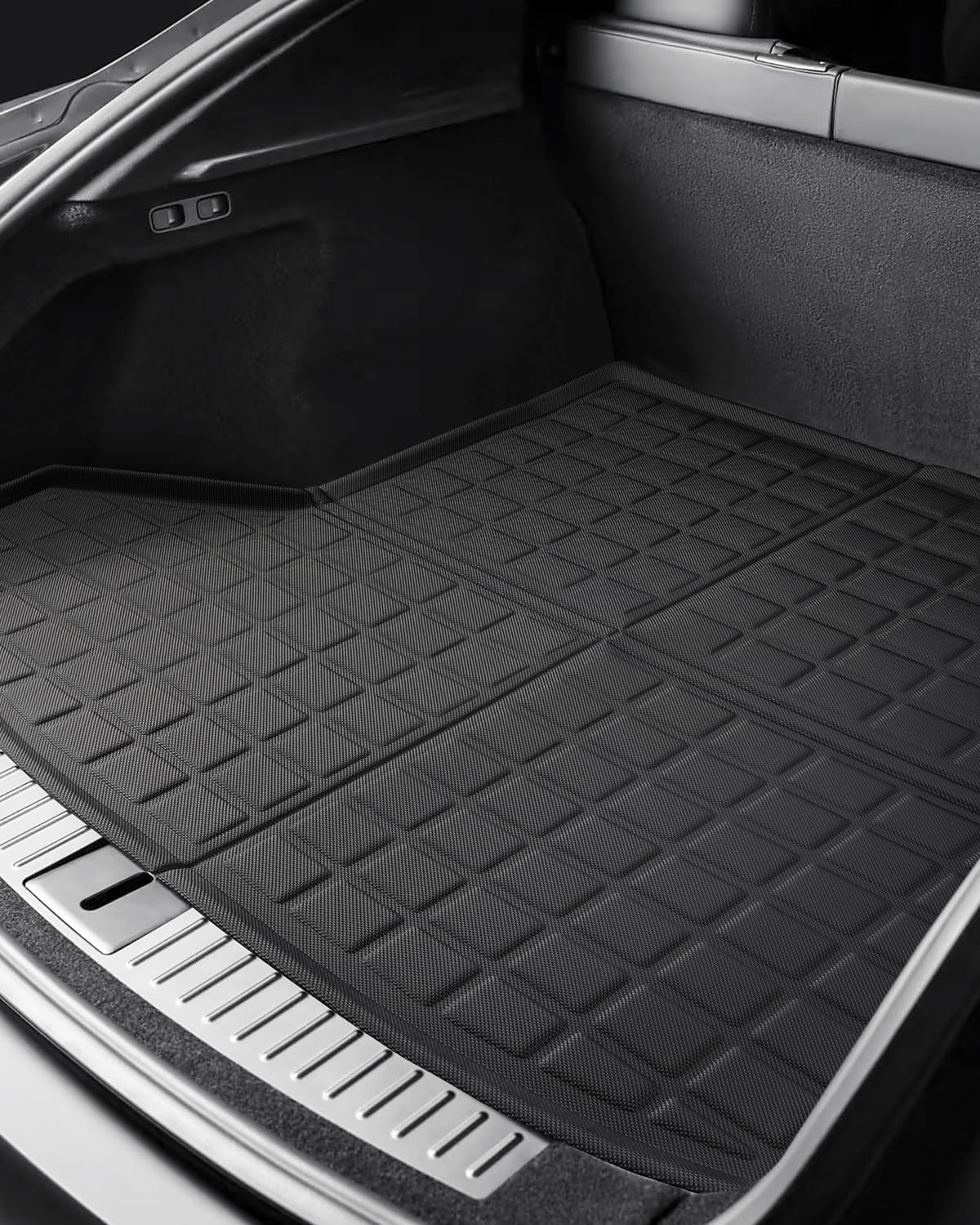 for Tesla Model S Floor Mats 2025 2024 2023 2022 2021, for Tesla Floor Mats Full Set All Weather Floor Mat Cargo Liner Trunk Interior- Custom Fit for Model S Accessories 2021-2025 (6 PCS)