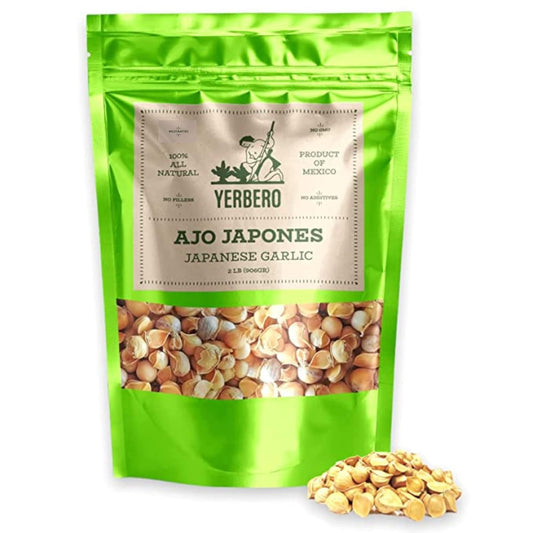 - Japanese Garlic | Ajo Japones ( Allium Sativum ) 780+ Garlic Cloves | 2 LB (915 Gr) | Premium Quality, Stand Alone Resealable Bag Keeps Garlic Always Fresh! Crafted by Nature100% All Natural Big Size Garlic Cloves TLBH