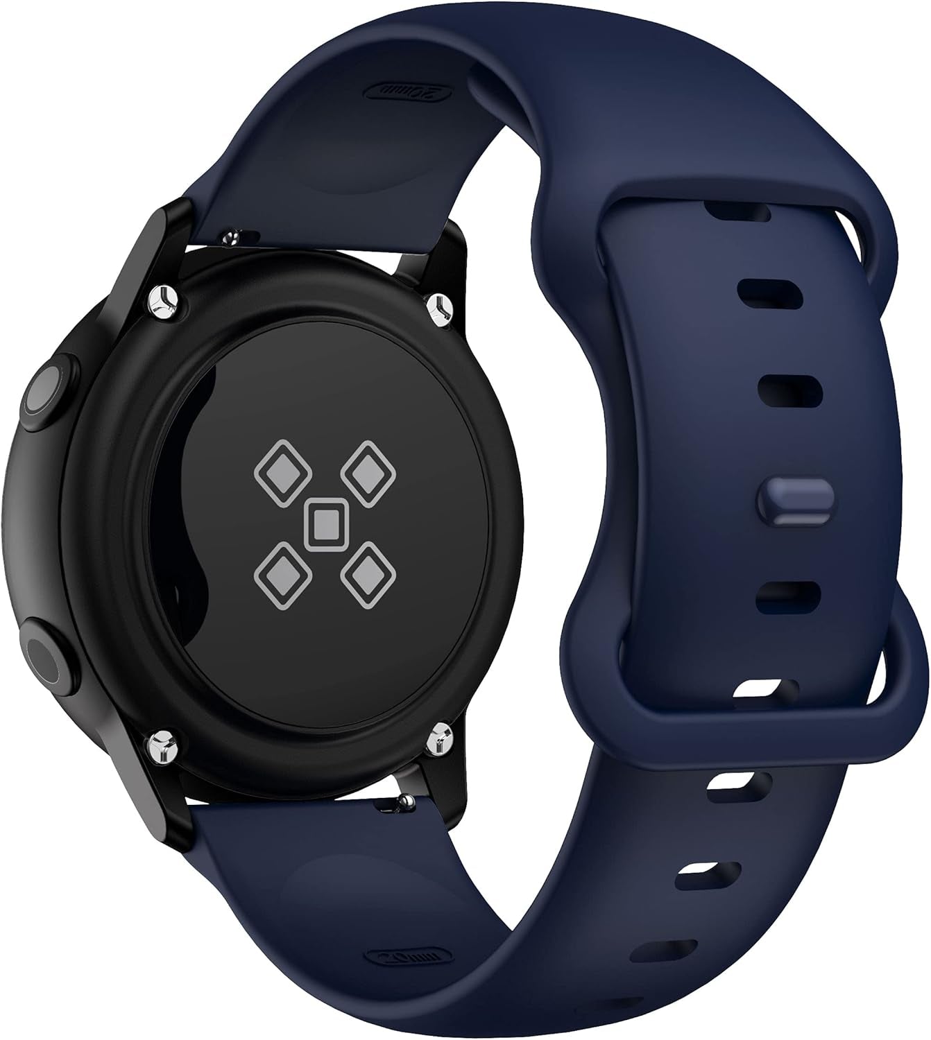 Compatible with Samsung Galaxy Watch 6 Classic Band 47Mm 43Mm 44Mm 40Mm, 20Mm Sport Watch Band for Samsung Watch 6 5 4 Men Women with Quick Release Pins