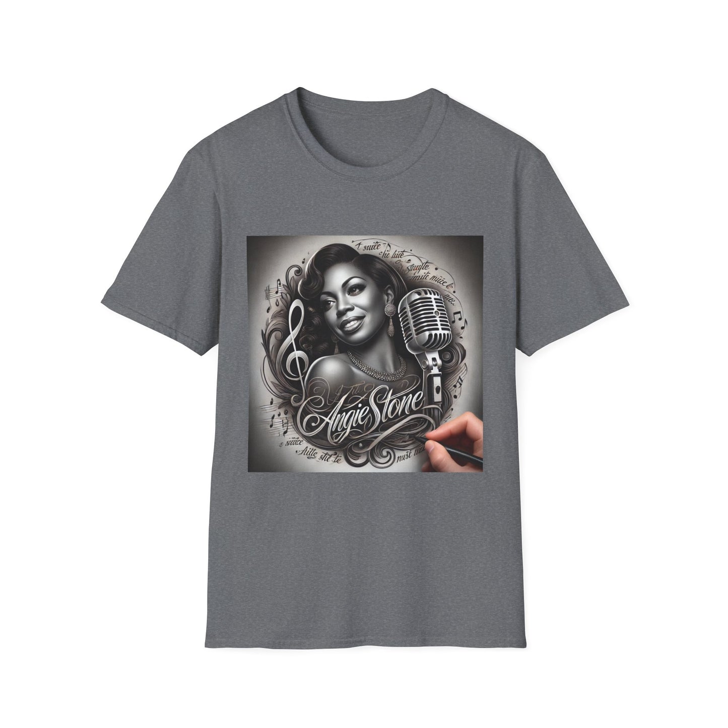 Angie Stone Music Tribute Unisex Softstyle T-Shirt
