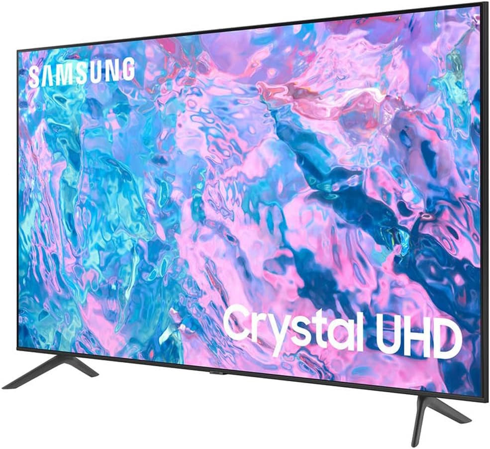 UN43CU7000FXZA 43 Inch Crystal UHD 4K Smart TV 2023 Bundle with 2 YR CPS Enhanced Protection Pack