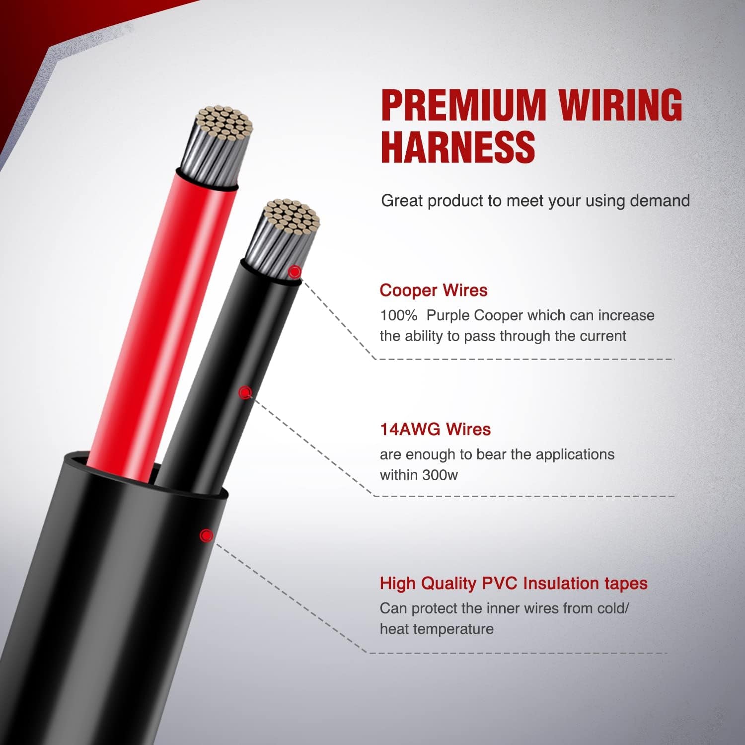 LED Light Bar 20Inch 288W Flood Spot Combo 28800LM off Road Driving Lighting with Wiring Harness for Trucks Tractor Trailer Pickup Golf Cart SUV ATV UTV 4X4 Van Camper