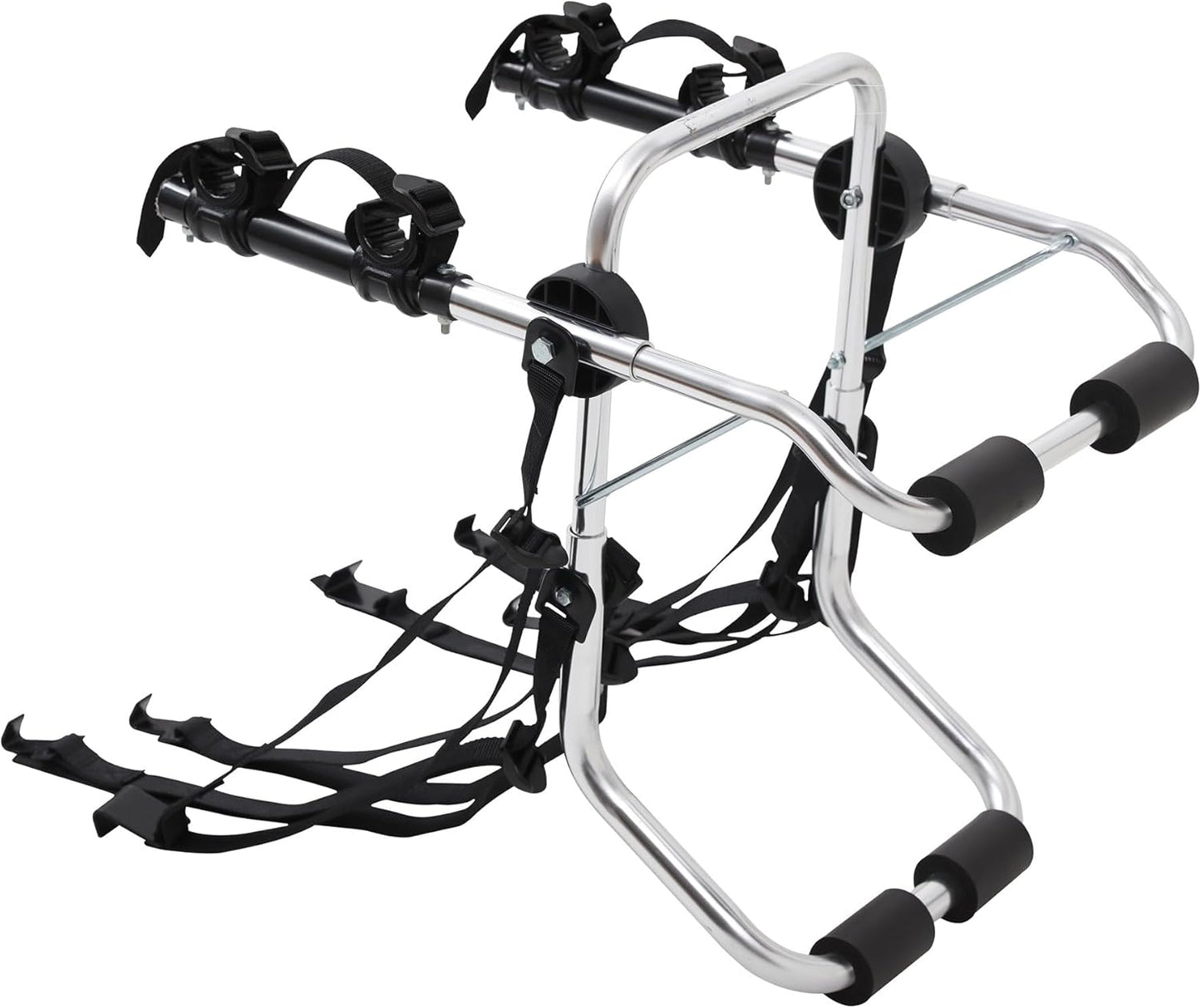 Young 2 Bike Rack Hitch Mount Foldable Platform Style, Bicycle Carrier for Cars Suvs Trucks Vans, 80 Lbs. Capacity