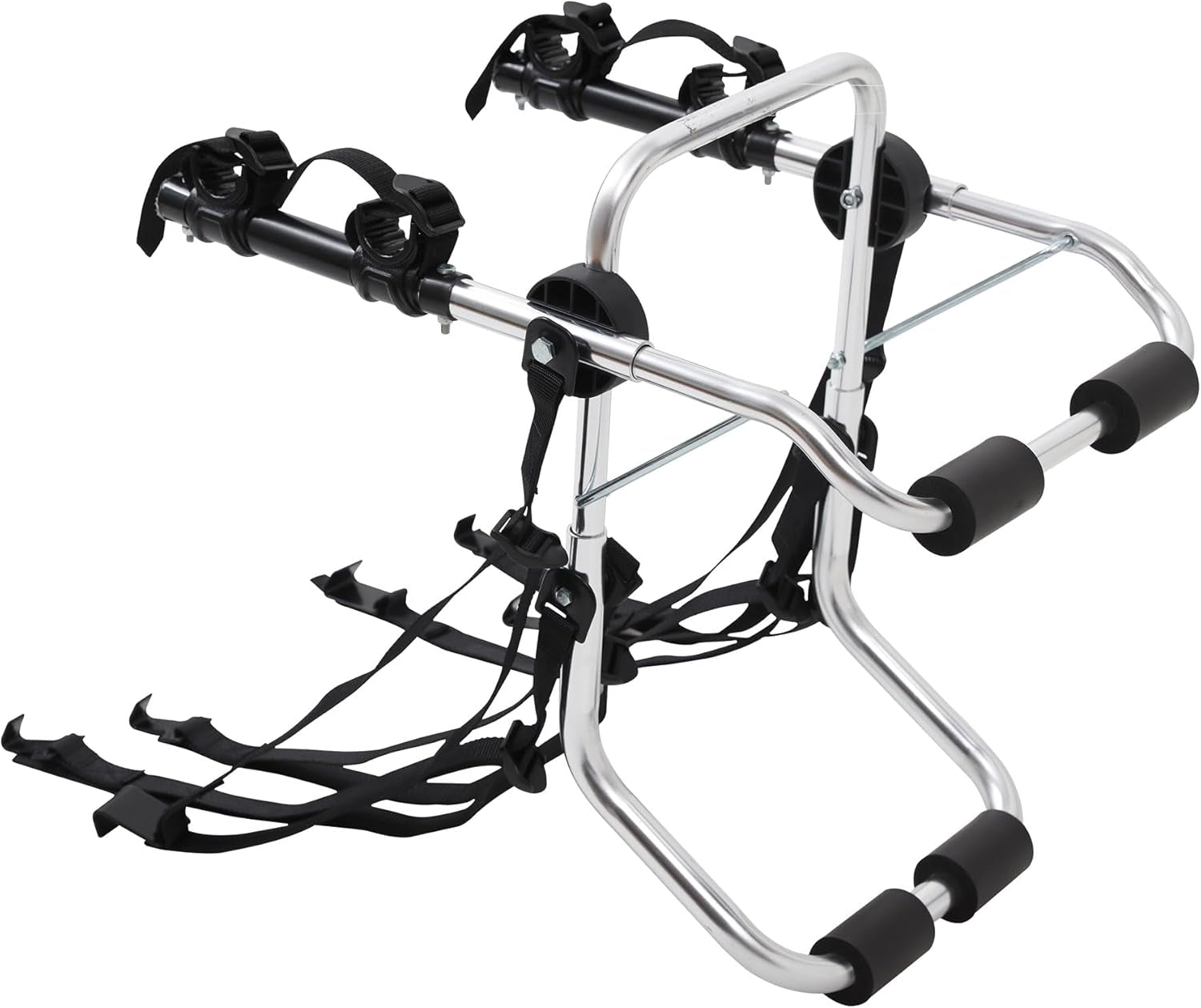 Young 2 Bike Rack Hitch Mount Foldable Platform Style, Bicycle Carrier for Cars Suvs Trucks Vans, 80 Lbs. Capacity
