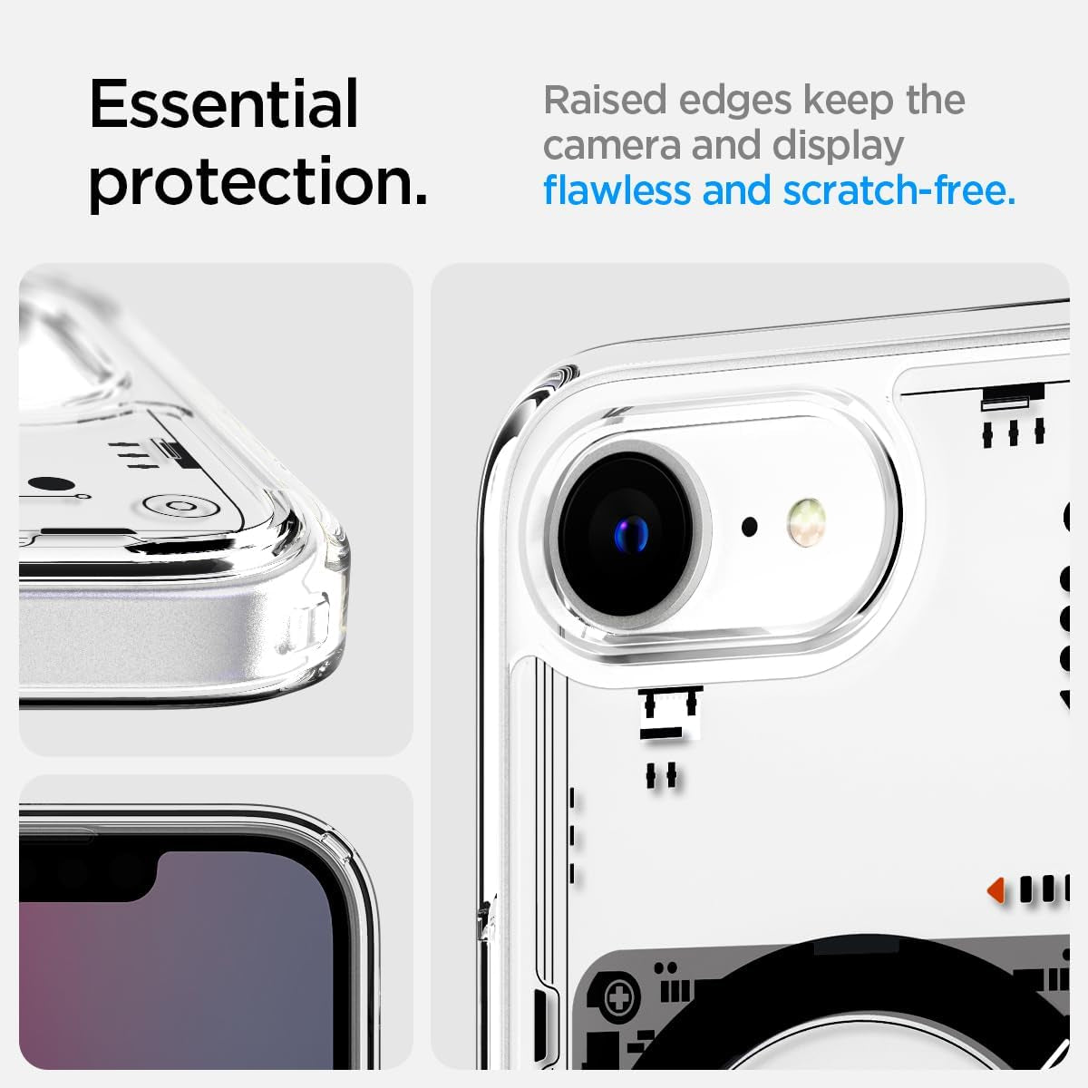 for Iphone 16E Case, Ultra Hybrid Magfit [Compatible with Magsafe Accessories] [Anti-Yellowing] [Military-Grade Protection] - Neo One