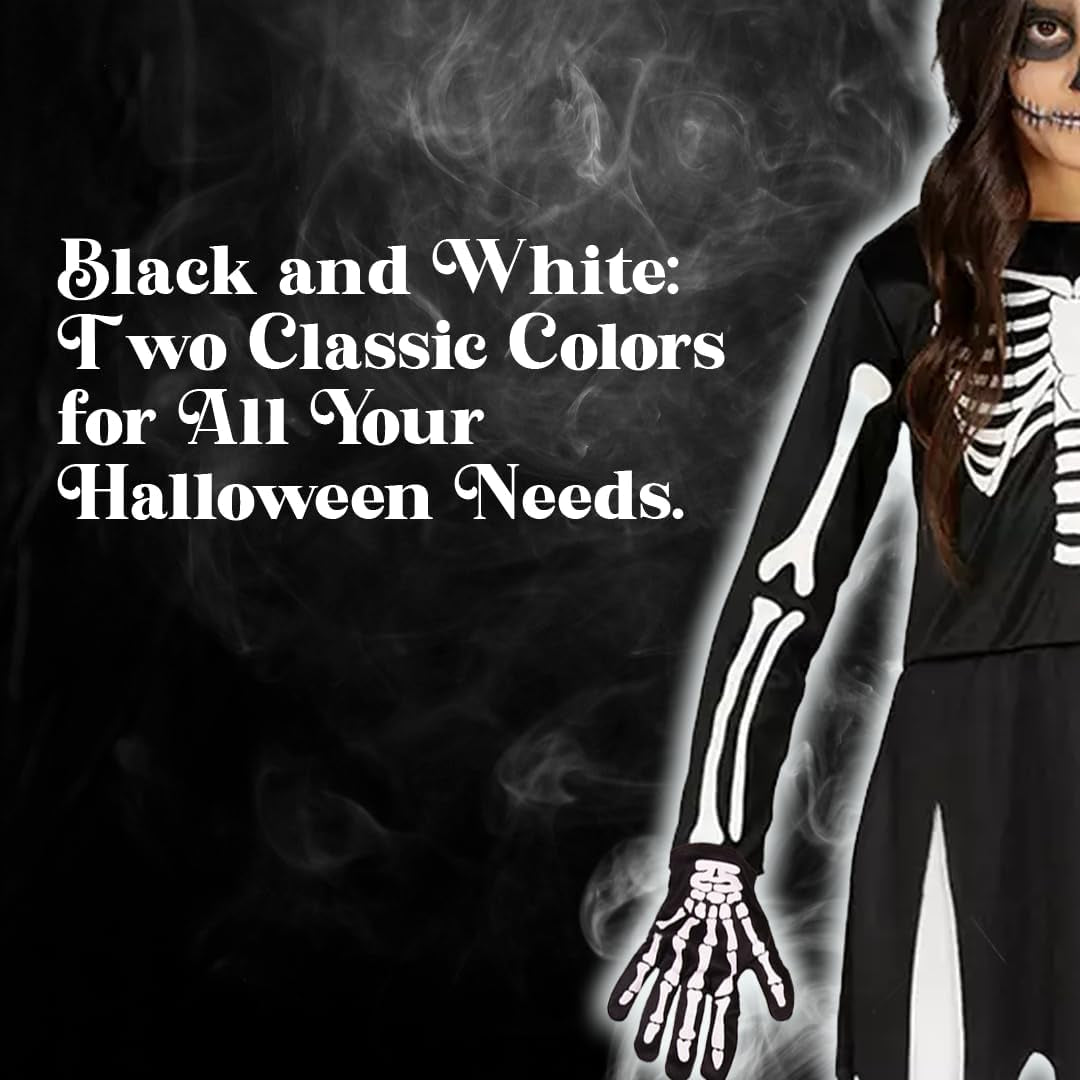 Skeleton Gloves, Skeleton Gloves Men, Reaper Gloves, Bone Gloves, Scary Halloween Costumes Skeleton Gloves, Stretchable Kids Halloween Skull Gloves, White Printed Skeleton Bones Black Gloves