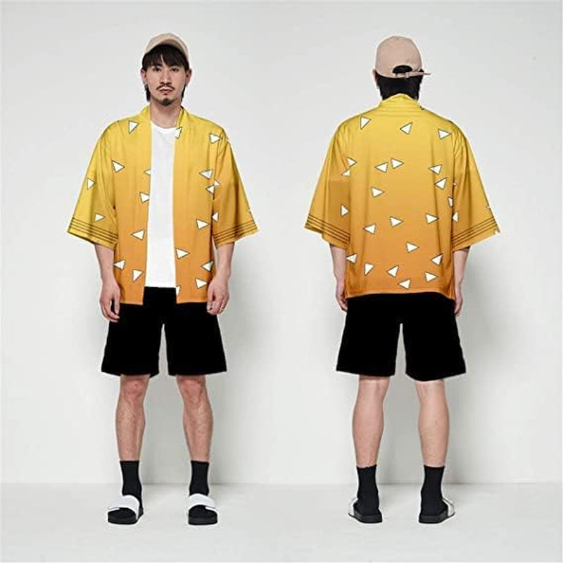 Halloween Kimetsu No Yaiba Cosplay Costume Haori