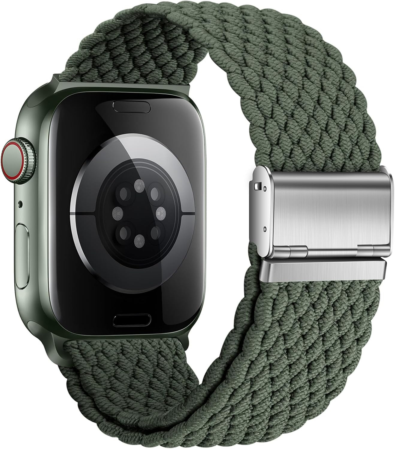 Compatible for Apple Watch Band 38Mm 40Mm 41Mm 42Mm 44Mm 45Mm 49Mm for Women Men,Stretchy Solo Loop Strap Adjustable Elastic Nylon Braided Wristband for Iwatch Series 9 8 7 6 SE 5 4 3 Ultra 2 1