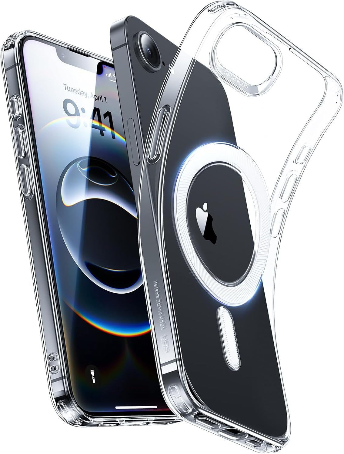 for Iphone 16E Case, for Iphone SE 4 Case Compatible with Magsafe, Camera Protection, Shockproof Thin Cover, Resists Yellowing Scratches, Magnetic Iphone Case for 16E, Zero Series,Frosted Black