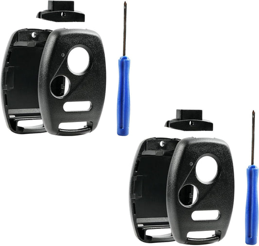 2 Key Fob Case Shell for Honda Accord Civic CR-V & More (Swap Your Original Blade)