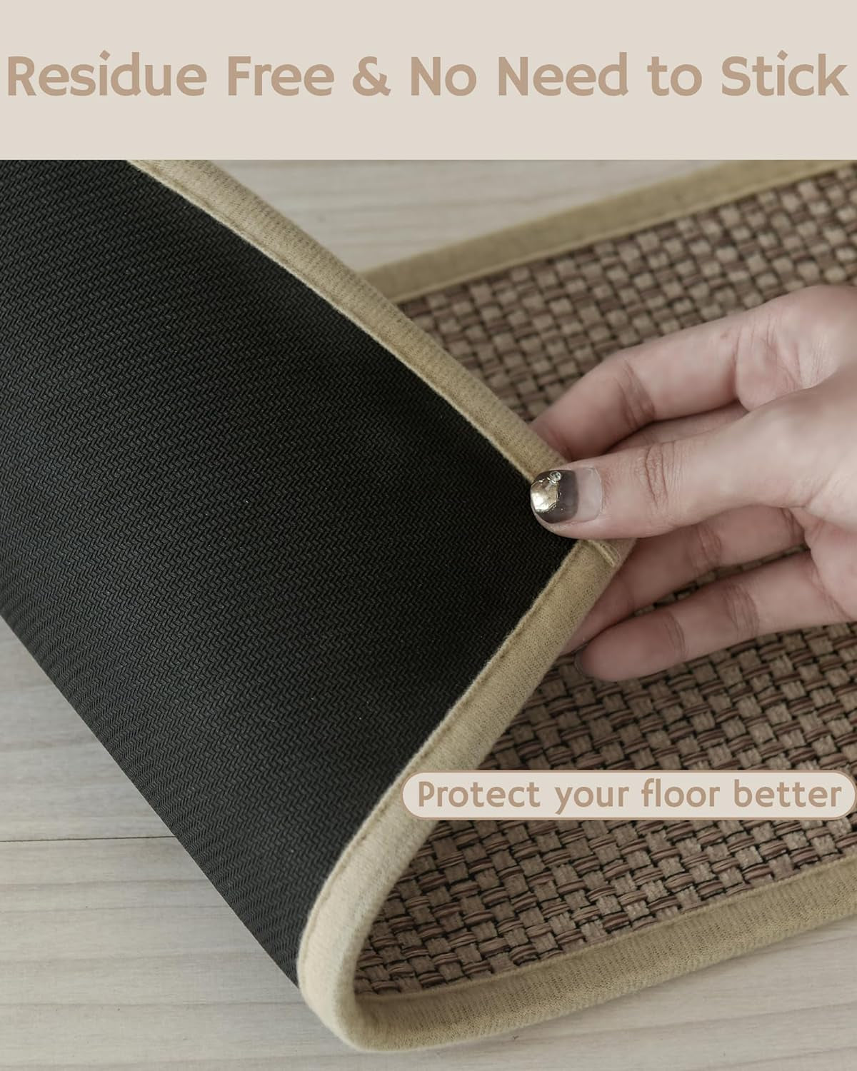 Stair Treads Non-Slip, Stair Runners for Wooden Steps, 8"X30", Stair Carpet Treads, Stair Rugs for Kids and Dogs,15Pcs, Rubber Backing Stair Covers for Wood Stairs, Stair Mats, Beige