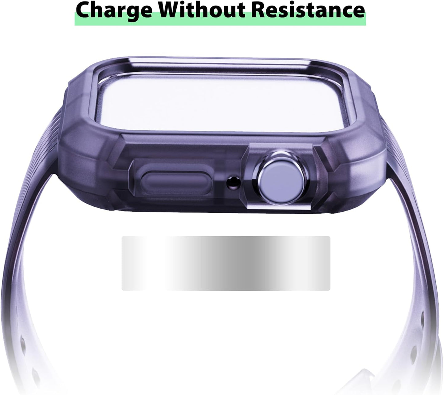 Bands Compatible with Apple Watch 38Mm 40Mm 41Mm 42Mm 44Mm 45Mm Series 9 8 7 6 5 4 3 2 1 SE SE2 Replacement Strap for Iwatch Sports Bands with Case Men Women